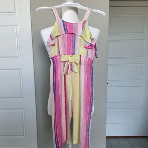 Jessica Simpson Girls’ Striped Jumpsuit